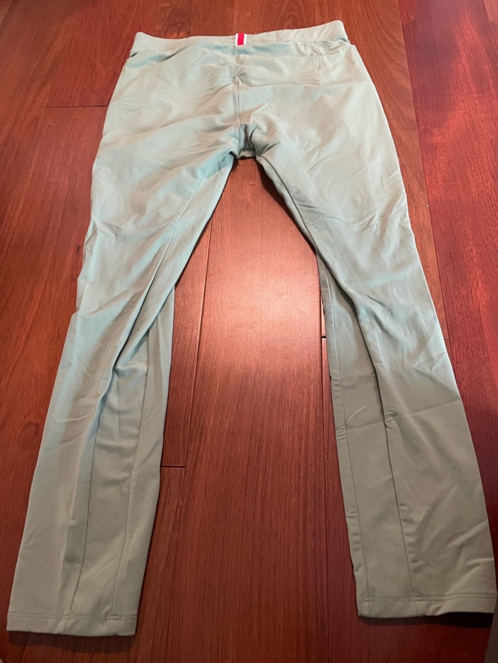 Tracksmith Mint Green Turnover Crop Tights